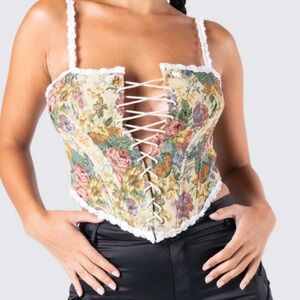 Finesse “Antoinette Royalty” Corset Top – Size Small